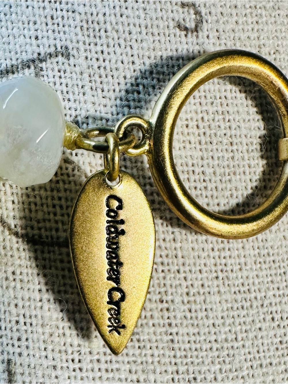 Coldwater Creek Yellow Quartz Beaded Necklace Faceted Gemstone Warm Gold Tone - Picture 7 of 8